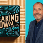Larry Grossbard and the Breaking Down Boxes logo.